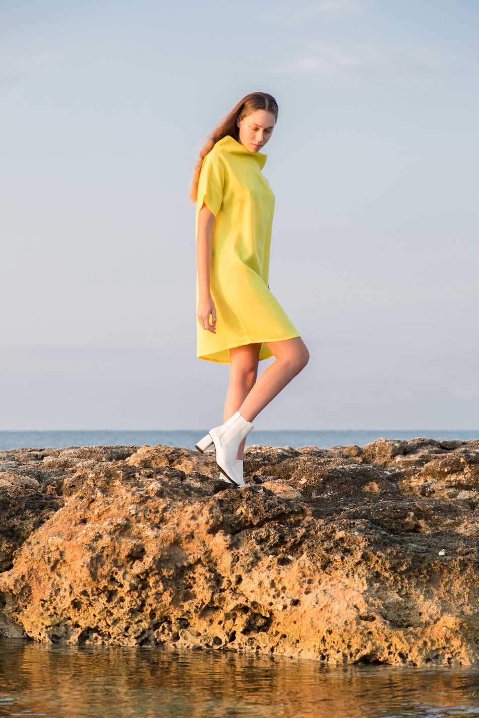 Abito Audrey Giallo