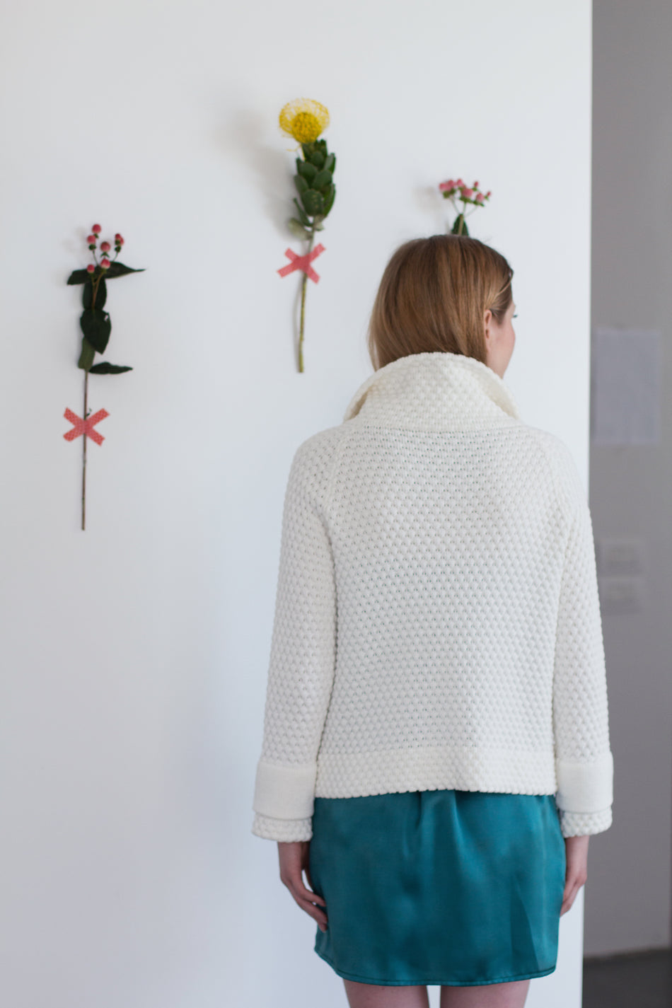 Capospalla in Cotone Bianco Latte