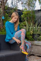 Blusa Petalo Azzurro