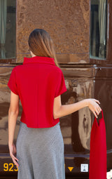 Blusa Audrey rossa