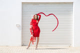 Mermaid Dress Rosso