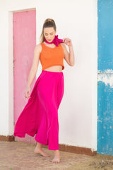 Top Tricot Arancione